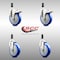 Service Caster 5 Inch 316SS Blue Poly Swivel 3/4 Inch Expanding Stem Caster Lock Brake, 2PK SS316TTLEX20S514-PPUB-BLUE-2-S-2-34 - alternate 4
